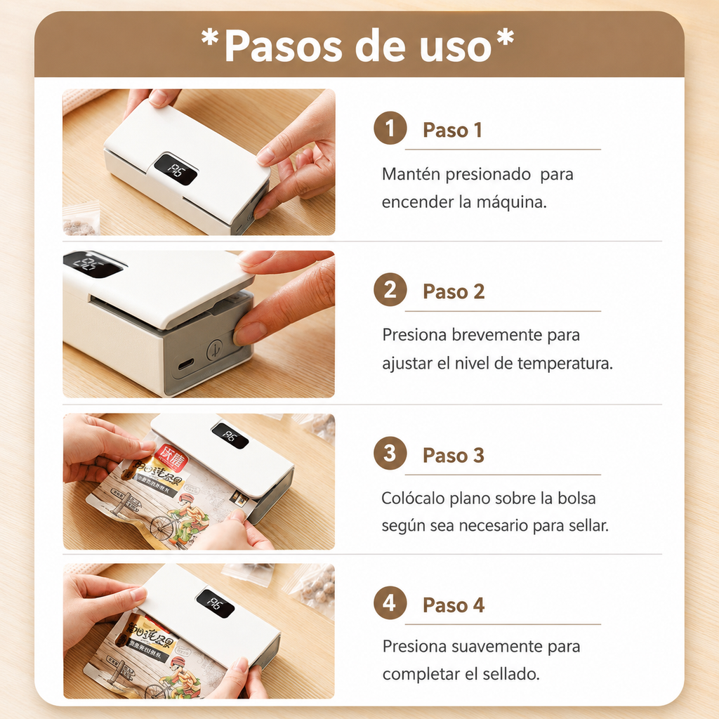 Sellador de Bolsas Térmico